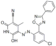 94109-24-7 5-[[4-chloro-2-(3-phenyl-1,2,4-oxadiazol-5-yl)phenyl]azo]-1,2-dihydro-6-hydroxy-4-methyl-2-oxonicotinonitrile