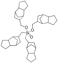 tetrakis[(octahydro-4,7-methano-1H-inden-5-yl)methyl] silicate Struktur