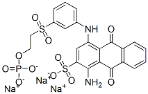 94109-38-3 1-amino-9,10-dihydro-9,10-dioxo-4-[3-[[2-(phosphonooxy)ethyl]sulphonyl]anilino]anthracene-2-sulphonic acid, sodium salt 