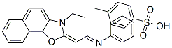 N-[(3-ethylnaphth[2,1-d]oxazol-2(3H)-ylidene)ethylidene]aniline (p-tolylsulphonate),94109-69-0,结构式