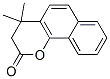 3,4-dihydro-4,4-dimethyl-7,8-benzocoumarin Structure