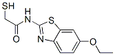 N-(6-ethoxybenzothiazol-2-yl)-2-mercaptoacetamide Structure