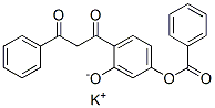 4-(1,3-dioxo-3-phenylpropyl)-3-hydroxyphenyl benzoate, potassium salt ,94110-06-2,结构式