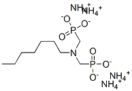 [(heptylimino)bis(methylene)]bisphosphonic acid, ammonium salt|