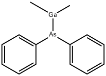 (diphenylarsino)dimethylgallium Struktur