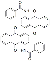 N,N'-[[(9,9',10,10'-Tetrahydro-9,9',10,10'-tetraoxo[1,1'-bianthracene])]-4,4'-diyl]bisbenzamide Structure