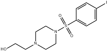 2-(4-((4-Iodophenyl)sulfonyl)piperazin-1-yl)ethanol Structure