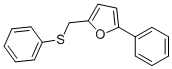 2-PHENYL-5-PHENYLSULFANYLMETHYL-FURAN Struktur