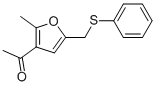 1-(2-METHOXY-5-PHENYLSULFANYLMETHYL-FURAN-3-YL)-ETHANONE Struktur