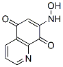 7-(hydroxyamino)-5,8-quinolinedione Structure