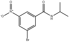 3-Bromo-N-isopropyl-5-nitrobenzamide Structure