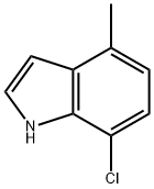 7-氯-4-甲基吲哚, 941294-27-5, 结构式