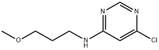 6-Chloro-N-(3-methoxypropyl)pyrimidin-4-amine Structure