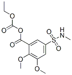 2,3-dimethoxy-5-(N-methylsulphamoyl)benzoic acid, anhydride with ethyl hydrogen carbonate Structure