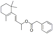 1-methyl-3-(2,6,6-trimethyl-1-cyclohexen-1-yl)allyl phenylacetate,94134-77-7,结构式