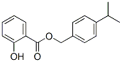 [4-(1-methylethyl)phenyl]methyl salicylate  Struktur