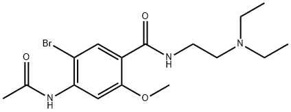 4-(acetylamino)-5-bromo-N-[2-(diethylamino)ethyl]-2-methoxybenzamide
