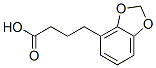 1,3-benzodioxole-4-butanoic acid Struktur