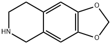 5,6,7,8-TETRAHYDRO-[1,3]DIOXOLO[4,5-G]ISOQUINOLINE Struktur