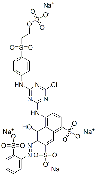 94157-79-6 4-[[4-chloro-6-[[4-[[2-(sulphooxy)ethyl]sulphonyl]phenyl]amino]-1,3,5-triazin-2-yl]amino]-5-hydroxy-6-[(2-sulphophenyl)azo]naphthalene-1,7-disulphonic acid, sodium salt