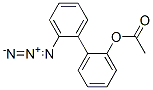 酢酸2'-アジド-1,1'-ビフェニル-2-イル 化学構造式
