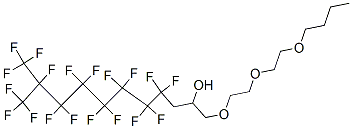 1-[2-(2-butoxyethoxy)ethoxy]-4,4,5,5,6,6,7,7,8,8,9,9,10,11,11,11-hexadecafluoro-10-(trifluoromethyl)undecan-2-ol,94158-62-0,结构式