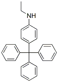 N-エチル-4-(トリフェニルメチル)ベンゼンアミン 化学構造式