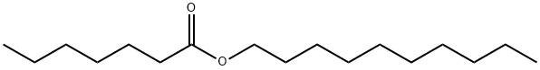 decyl heptanoate Structure