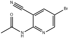 N-(5-溴-3-氰基吡啶-2-基)乙酰胺, 941604-21-3, 结构式