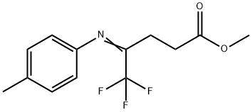 Methyl 5,5,5-trifluoro-4-(p-tolyliMino)pentanoate Struktur