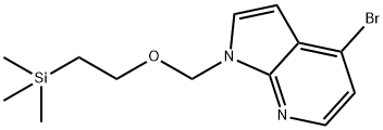 1H-Pyrrolo[2,3-b]pyridine, 4-broMo-1-[[2-(triMethylsilyl)ethoxy]Methyl]- Structure