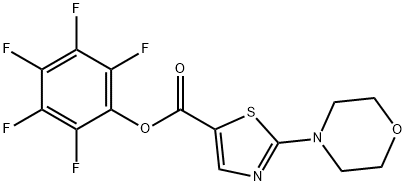 Pentafluorophenyl 2-morpholin-4-yl-1,3-thiazole-5-carboxylate Structure