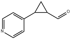 2-Pyridin-4-ylcyclopropanecarboxaldehyde, tech Structure