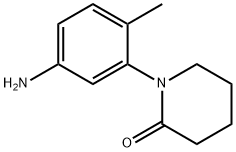 1-(5-氨基-2-甲基苯基)哌啶-2-酮, 941868-25-3, 结构式