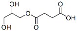 (2,3-dihydroxypropyl) hydrogen succinate Structure