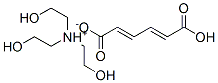 트리스(2-히드록시에틸)암모늄수소(E,E)-헥사-2,4-디엔디오에이트