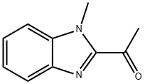 1-(1-メチル-1H-ベンズイミダゾール-2-イル)エタノン 化学構造式
