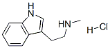N-methyl-1H-indole-3-ethylamine monohydrochloride 结构式