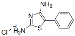 5-phenylthiazole-2,4-diamine monohydrochloride  Struktur