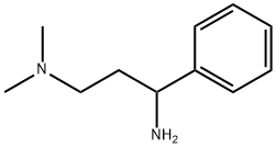 (3-アミノ-3-フェニルプロピル)ジメチルアミン 化学構造式