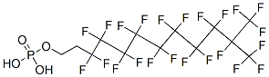 3,3,4,4,5,5,6,6,7,7,8,8,9,9,10,10,11,12,12,12-icosafluoro-11-(trifluoromethyl)dodecyl dihydrogen phosphate Structure