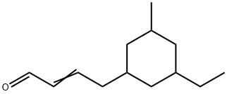 4-(3-ethyl-5-methylcyclohexyl)-2-butenal|