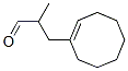 α-メチル-1-シクロオクテン-1-プロパナール 化学構造式