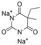 sodium 5-ethyl-5-methylbarbiturate Struktur