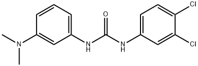 N-(3,4-ジクロロフェニル)-N'-[3-(ジメチルアミノ)フェニル]尿素 化学構造式