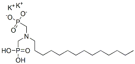 dipotassium dihydrogen [(tetradecylimino)bis(methylene)]diphosphonate Struktur