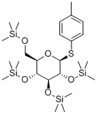 p-Tolyl  1-thio-2,3,4,6-tetra-O-(trimethylsilyl)-β-D-glucopyranoside