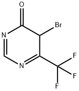 5-BROMO-4-HYDROXY-6-TRIFLUOROMETHYLPYRIMIDINE Struktur