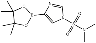 N,N-Dimethyl-4-(4,4,5,5-tetramethyl-1,3,2-dioxaborolan-2-yl)-1h-imidazole-1-sulfonamide Structure