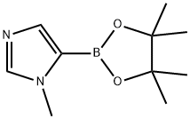 1-methyl-1H-imidazole-5-boronic acid pinacol este Structure